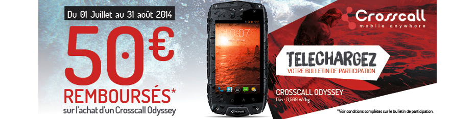 ODR smartphone Crosscall