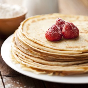 Préparation des crêpes