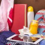 Valise avec nécessaire de vacances