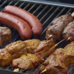 gros plan grill barbecue gaz