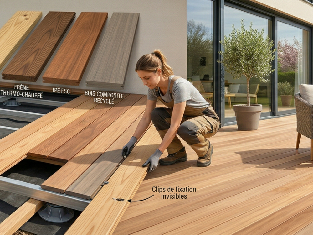 Construction terrasse bois