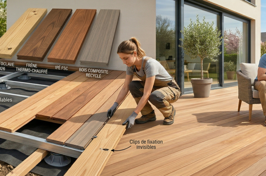 Construction terrasse bois