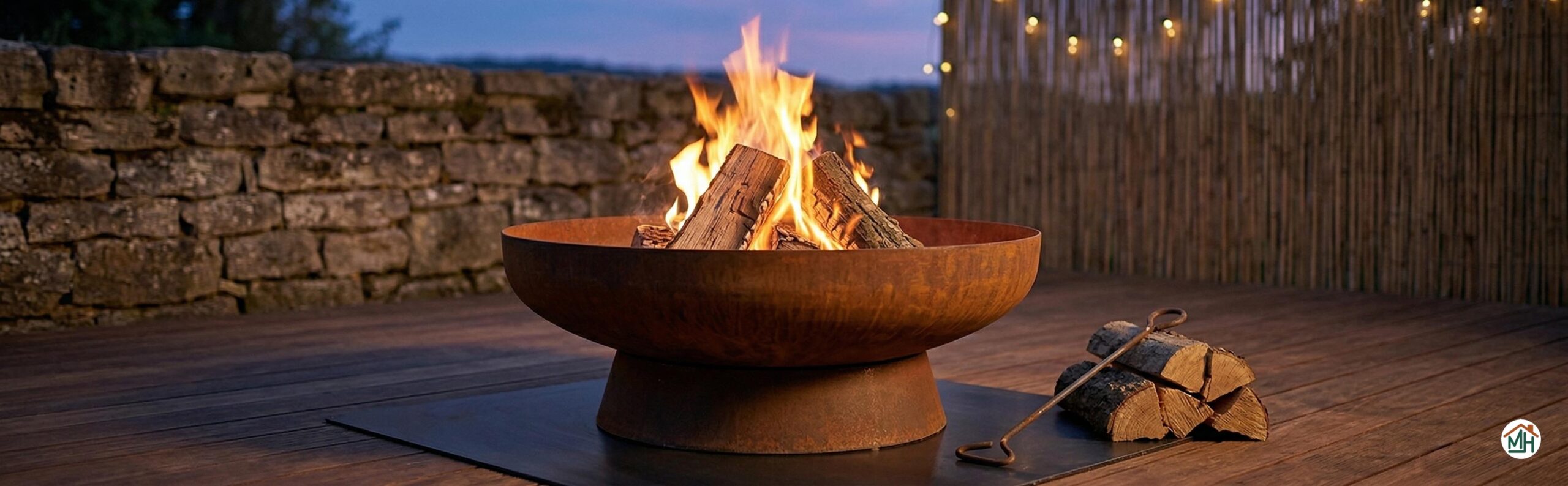 Brasero de terrasse