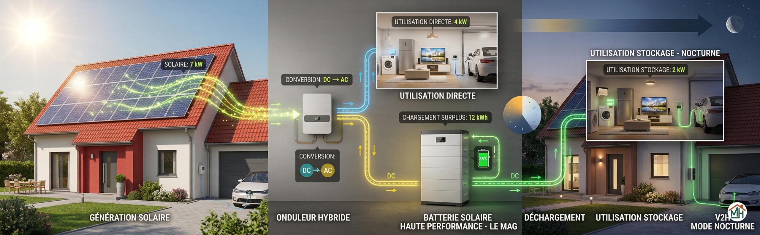 Guide batterie stockage énergie solaire