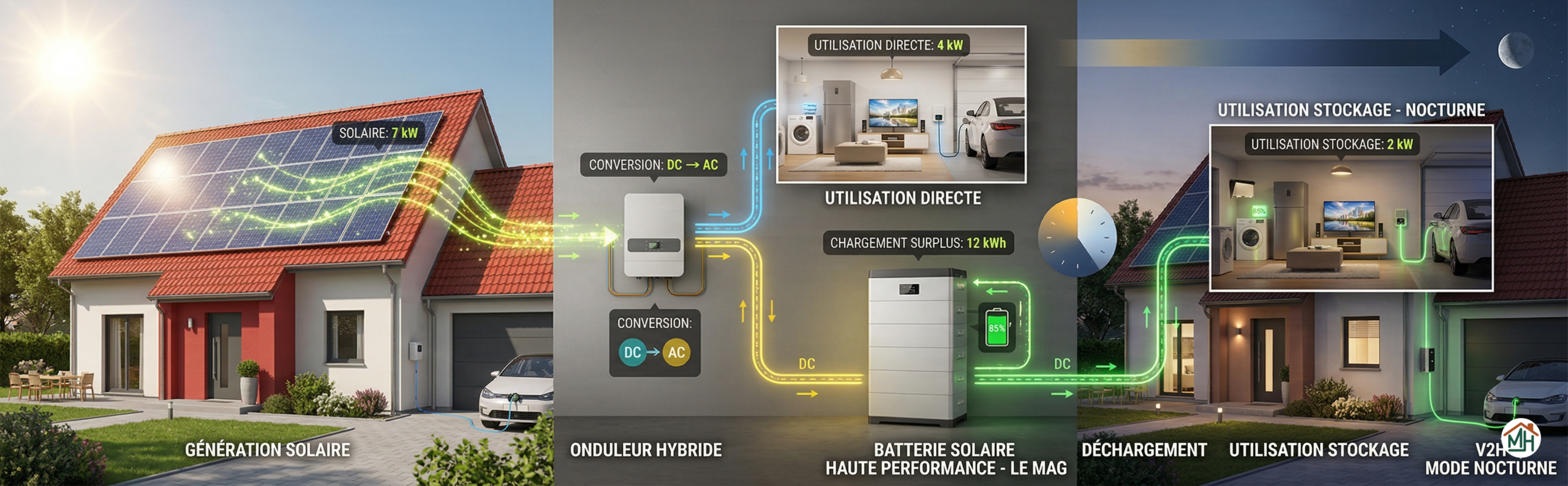Guide batterie stockage énergie solaire