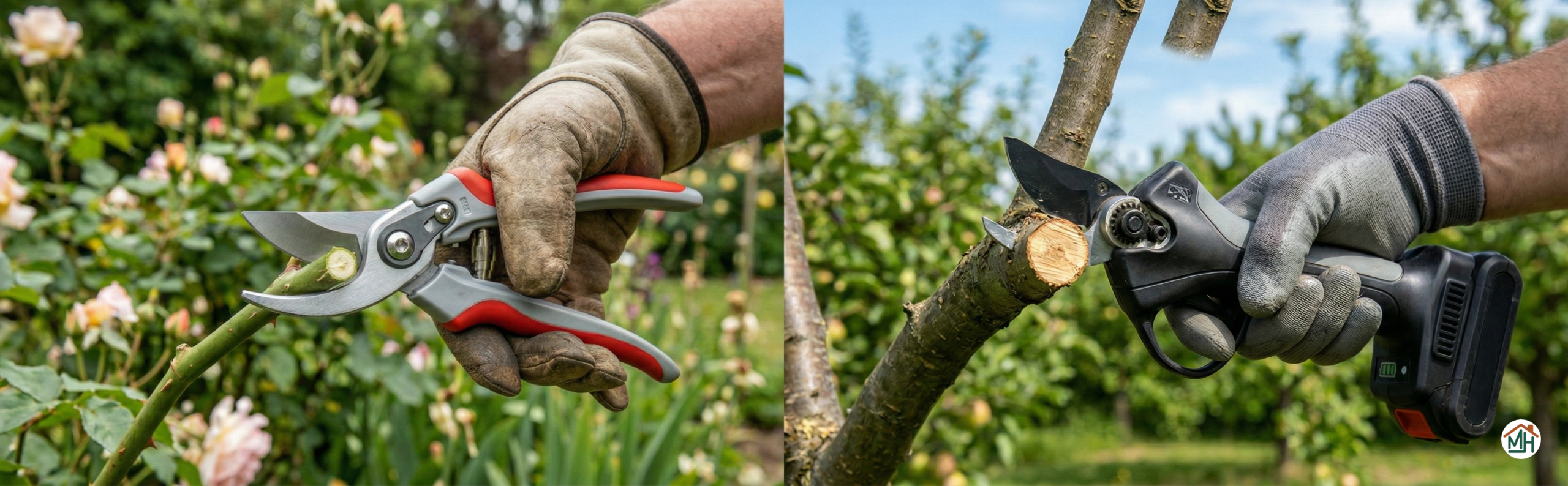 comparatif sécateur manuel vs sécateur électrique