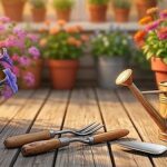 Jardin fleuri de pétunias 2026