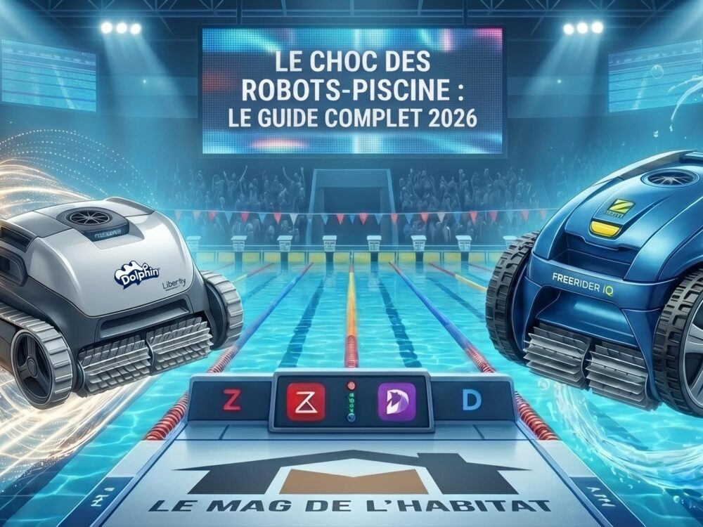 Comparatif robots piscine Dolphin Liberty 800 vs Zodiac Freerider iQ