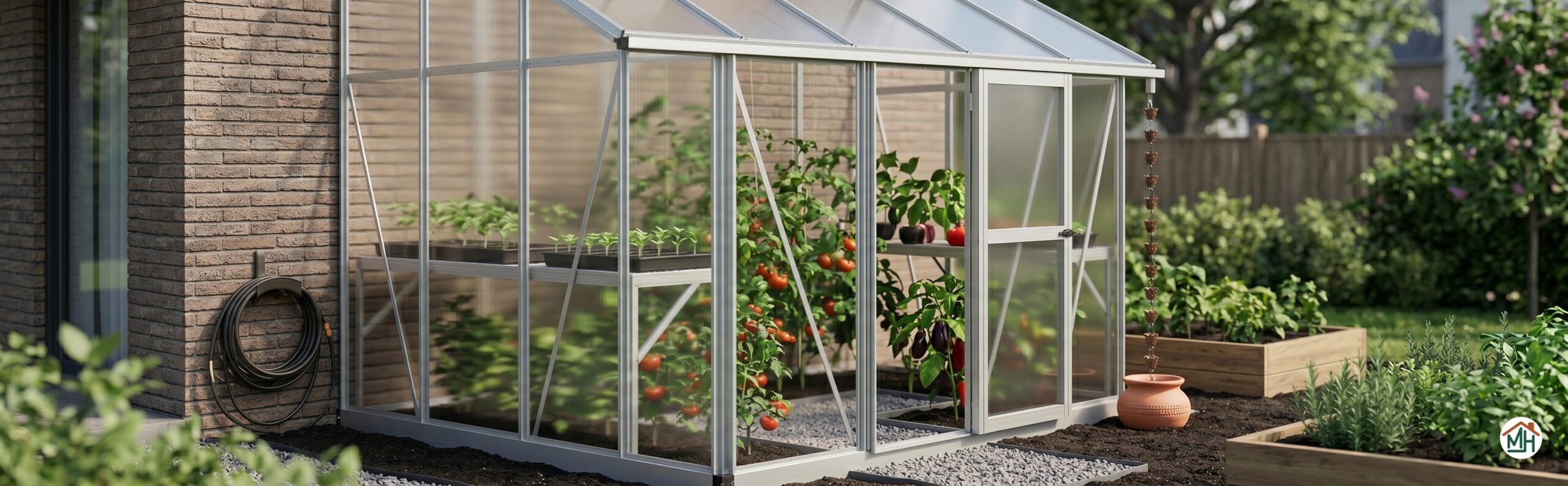 Serre de jardin moderne