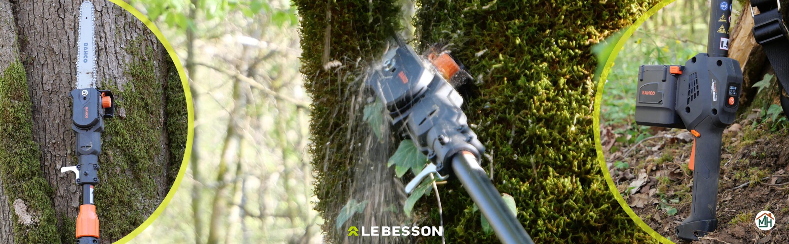 Elagueuse sur perche telescopique BAHCO BCL108PS