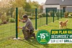 Bon plan sur kit grillage rigide Cloture et jardin
