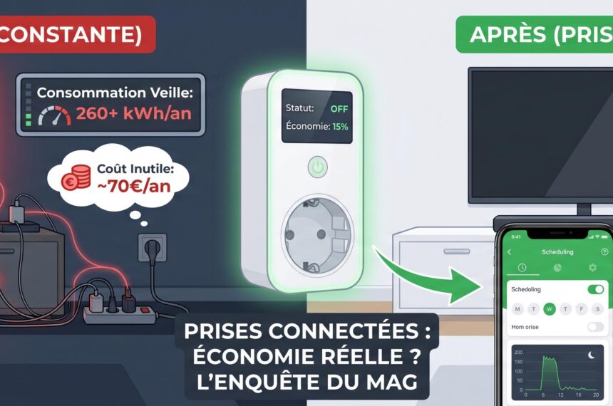 Prise connectee