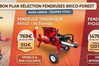 Bon plan fendeuse bois BRICO-FOREST