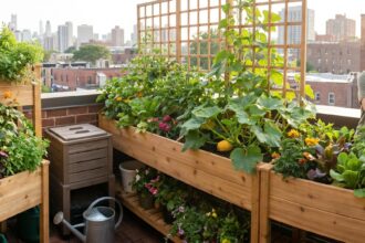 Potager sur balcon permaculture urbaine