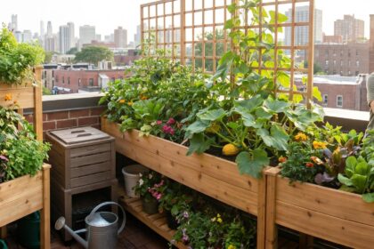 Potager sur balcon permaculture urbaine