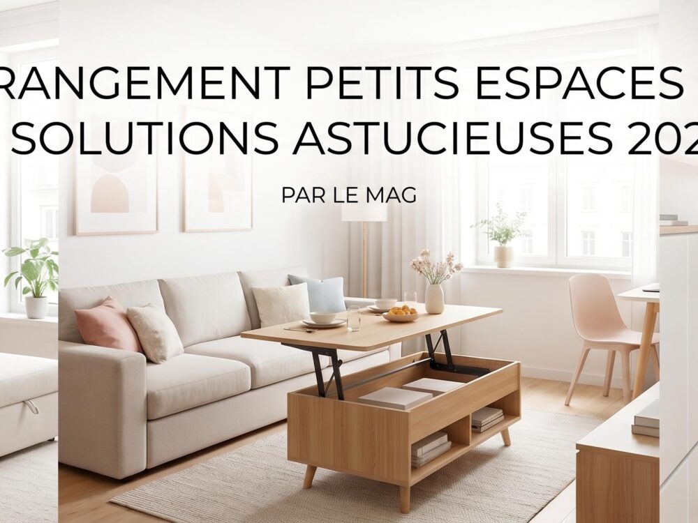 10 astuces pour le rangement dans les petits espaces