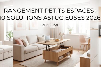 10 astuces pour le rangement dans les petits espaces