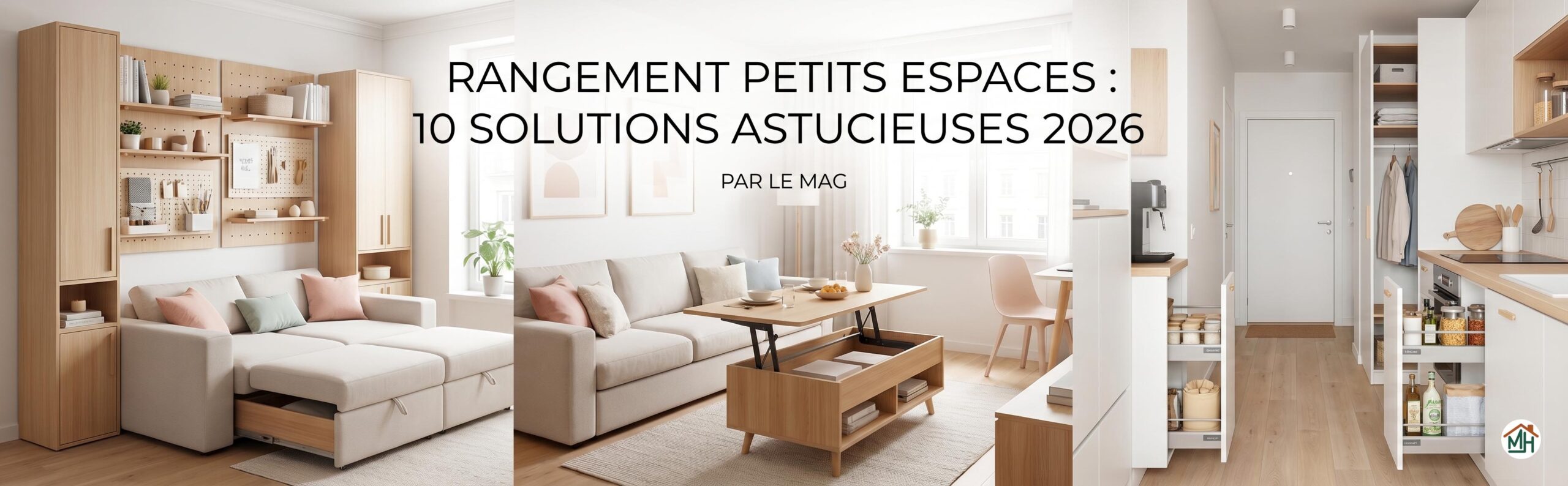10 astuces pour le rangement dans les petits espaces