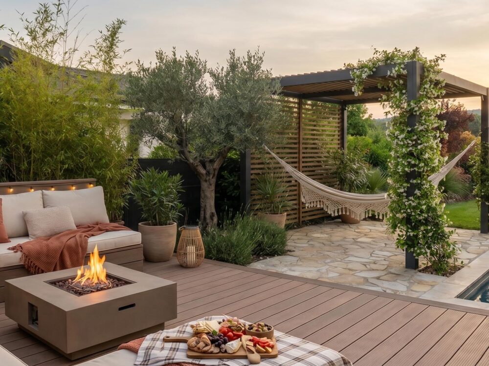 amenager espace detente dans le jardin