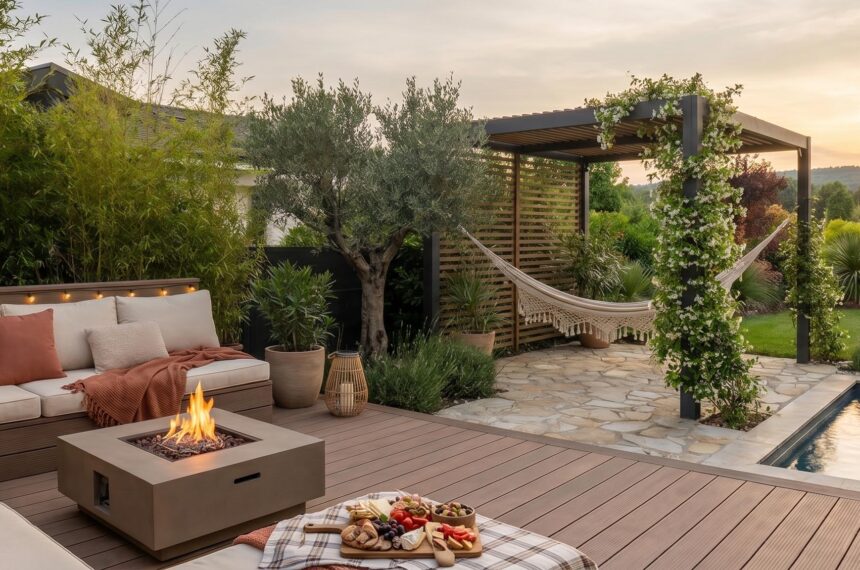 amenager espace detente dans le jardin