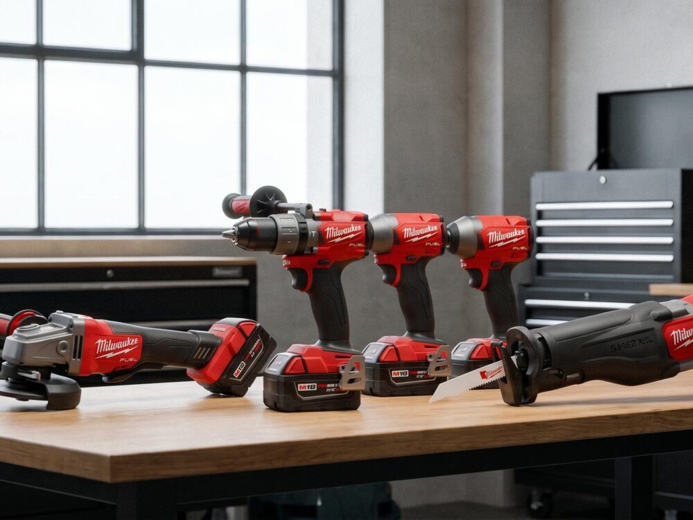 5 outils Milwaukee essentiels dans un atelier