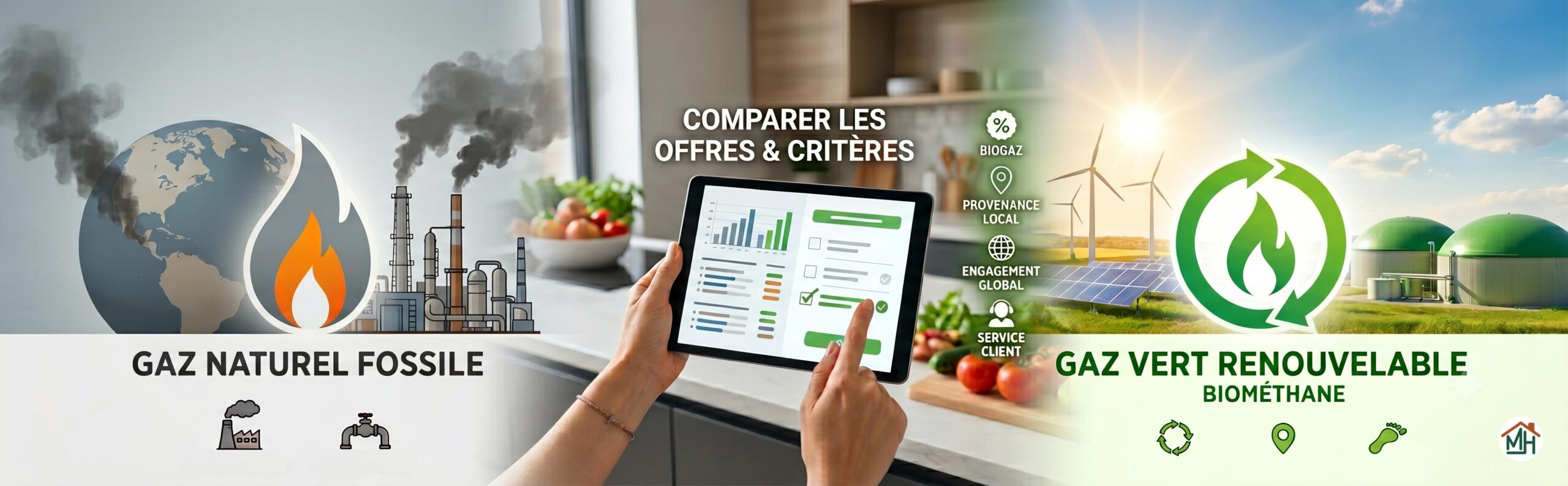 Comparer les fournisseurs de gaz