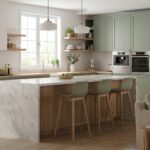 Cuisine renovee moderne et lumineuse