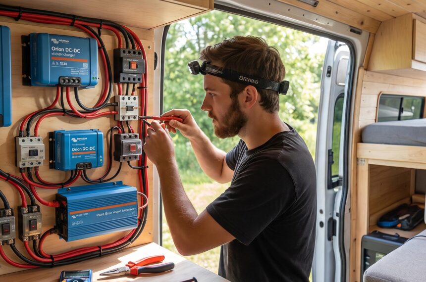 Electricité van aménagé