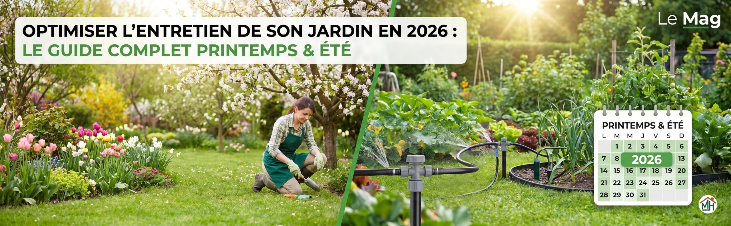 Guide 2026 pour optimiser l'entretien de son jardin