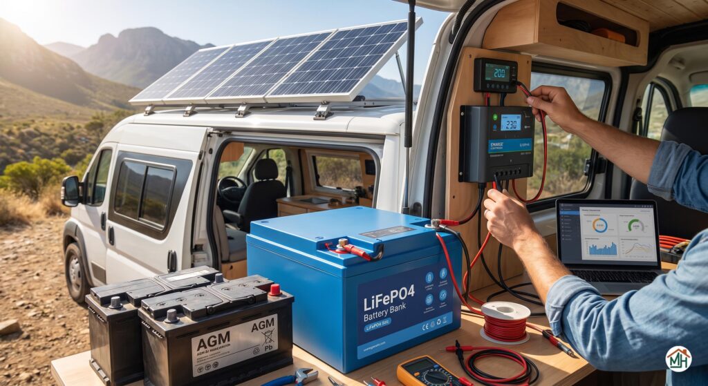 Réussir son installation électrique dans un van aménagé