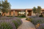 longue allee de jardin contemporaine