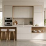 Cuisine ouverte moderne et lumineuse