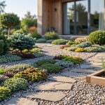 Jardin moderne sans entretien