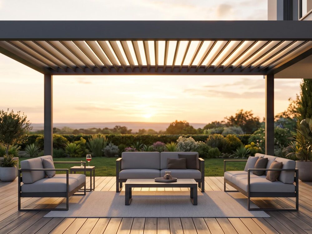 pergola bioclimatique moderne