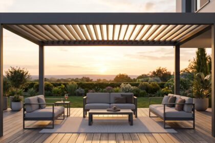 pergola bioclimatique moderne
