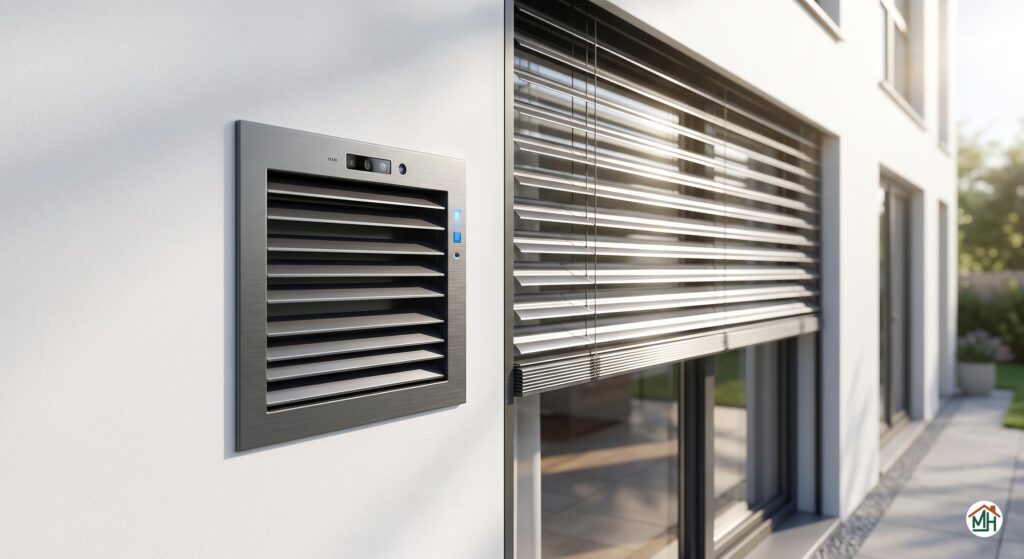 système de ventilation intelligent ou stores extérieurs pour rafraîchir la maison
