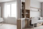 Aménagement astucieux petit studio moderne
