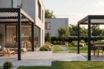 Pergola adossée moderne et pergola autoportée