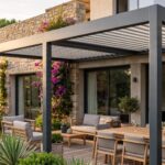 Pergola bioclimatique sur mesure avec lames orientables