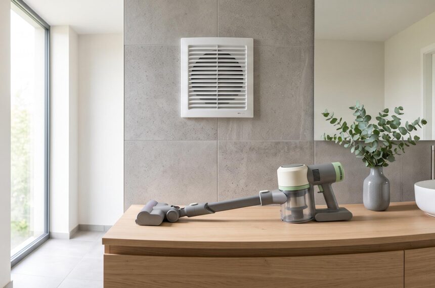 Nettoyer bouche VMC : Tutoriel étape par étape pour un intérieur sain avec une bouche de ventilation propre et un aspirateur.
