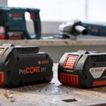 Comparatif batterie Bosch ProCore 18V et Li-Ion standard : autonomie, puissance et performance pour outils professionnels