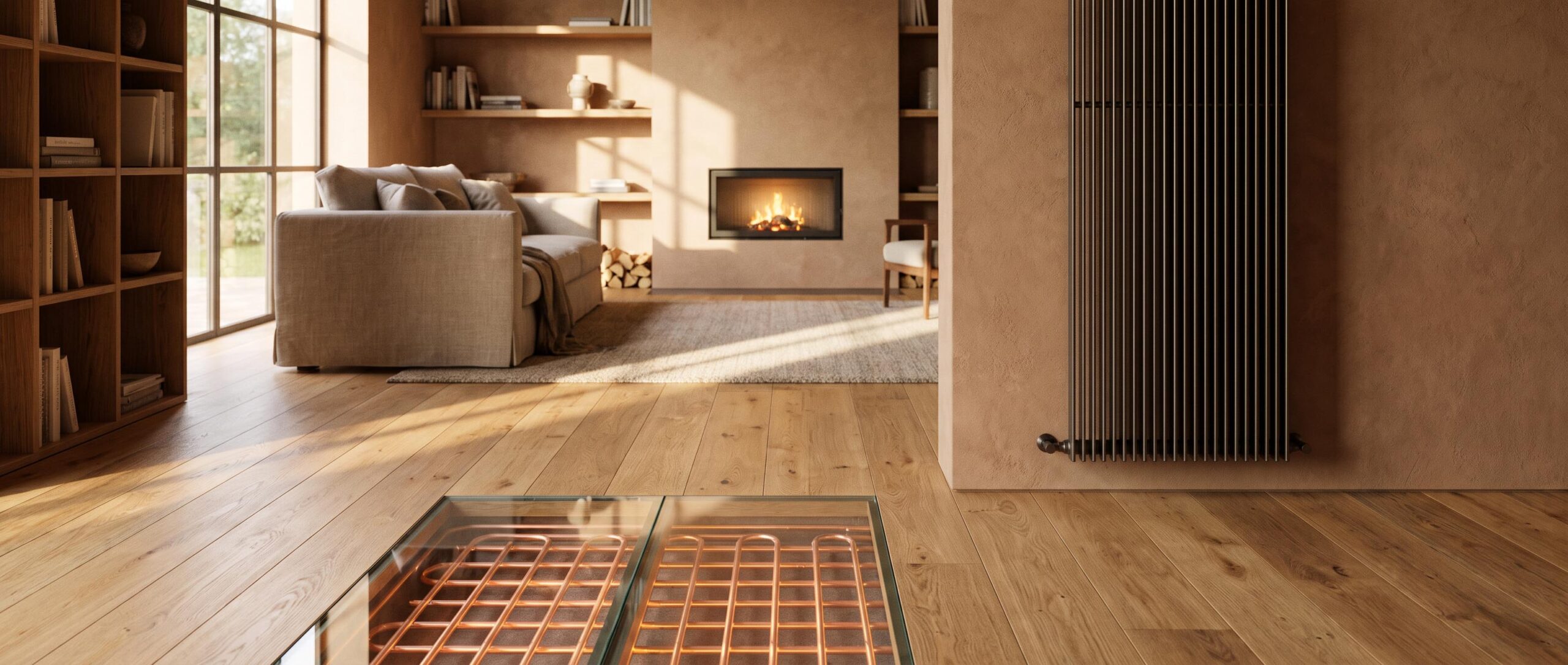 Plancher chauffant et radiateur design, comparatif pour un chauffage efficace et confortable