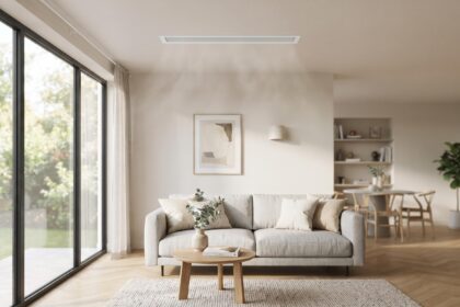 ventilation intégrée dans un plafond