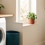 Comparatif lave linge hublot top dans une buanderie moderne et lumineuse