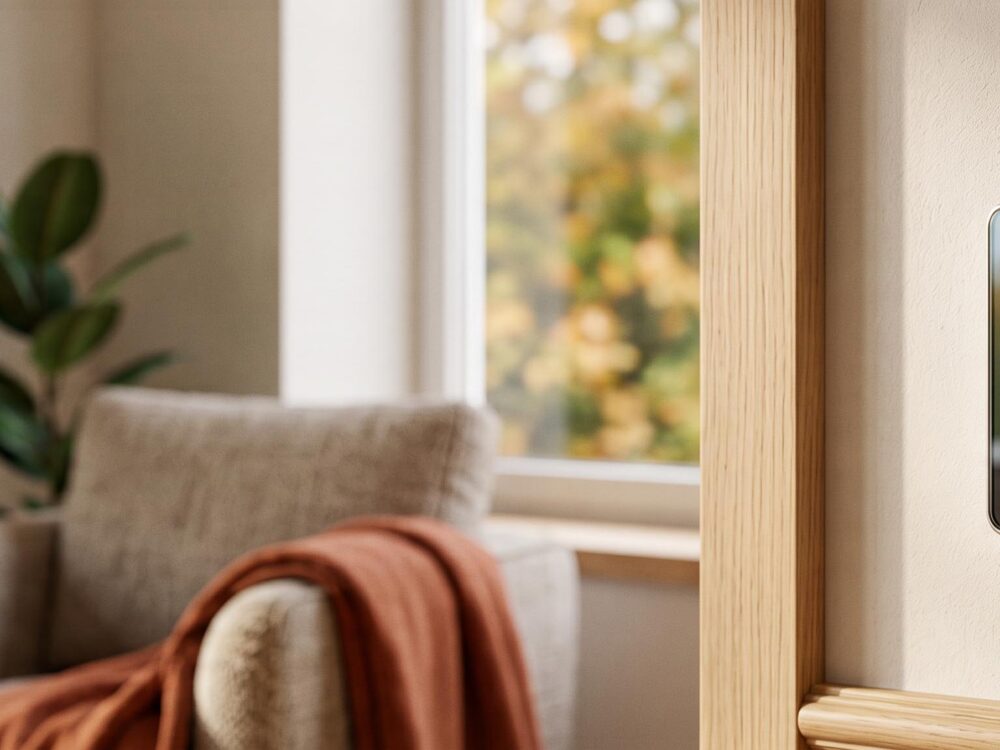 Optimiser chauffage automne avec un thermostat mural moderne