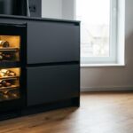 Choisir sa cave à vin encastrable dans une cuisine moderne de style contemporain